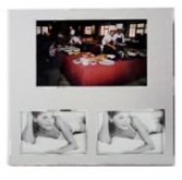 Aluminium Two Tone Picture Frame - 3 Windows