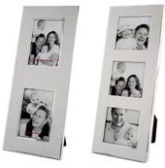 Aluminium Two Tone Photo Frame - 2 Windows