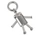 Silver robot keyring  norman