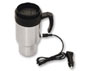 MATT S/S THERMAL MUG W/DC ADAPTOR (500ml)