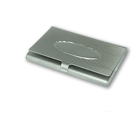 BUSINESS CARD HOLDER  RIPPLE RECTANGULAR