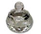 Crystal jewel case  round  (Diameter 5cm)