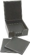 Coaster in Box [6-Piece] Available in: Black