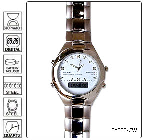 Fully customisable Standard Metal Executive Wrist Watch With Day