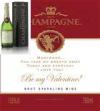 Champagne with Personalised Label - Design 22