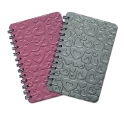 A7 Hearts Pocket Telbook - Avail In: Aluminium, Pink, Red, White