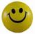 STRESS BALL, SMILING FACE PU YELLOW