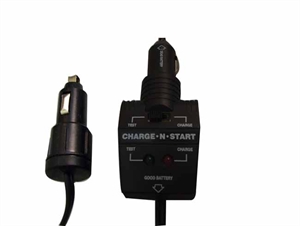 Black Charge And Start Car Charger (No Lifting Up Of Hoods, No D