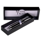Mark Twain luxury gift set \"Memphis\" includes metal rollerball w