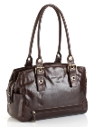 Jekyll & Hide Athena Leather Handbag 213368 - Black, Brown