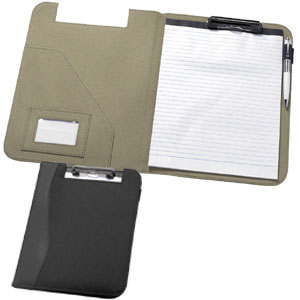 Folder With Clip - Black or Khaki