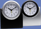 Abstract Silver Alarm Alarm Clock