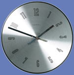 Disc Aluminium Wall Clock