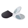 Dual mirror set with standard and magnifying mirror