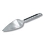 Cake server with knife, stainless steel