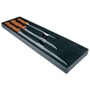 3 piece knife set with wooden handles
