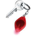 Frosted key chain in numerous colours wit small light - Avail in