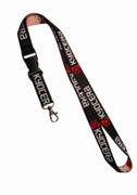 Jacquard woven + ground +cell Lanyard - Min Order 100 units