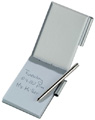 Notepad in Aluminium case