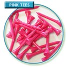 Short 2-1/8 pink colourwooden tees