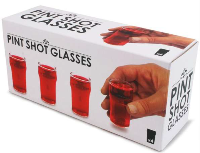 Pint Shot Glasses - Min Order: 6 units