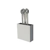 Aluminium Boxit Set - Pen cup , Letter opener , Scissos , Ruler