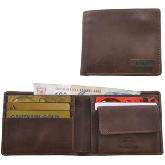Genuine Leather Crunch Wallet - WITH PLAQUE Measures: 110(w) x 8