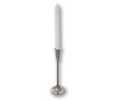 NICKLE PLATED BRASS CANDLE STICK \"ELEGANT\" 30CM