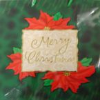 Gift bag - hot stamp - MerryChristmas - Large