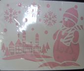 Christmas Stencil - 2pack - Church/snowman