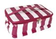 Cosmetic Bag - Candy Stripe - Fuschia