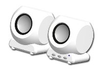 Canyon  speaker - (Stereo, 6W, 100Hz - 20kHz, USB) , Square, Whi