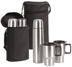 Stainless Steel Flask Set