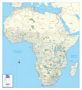 Map Wall Africa Executive M5428 - Min orders apply, please conta