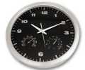 AL WALL CLOCK W/WEATHER STATION BLK/FACE