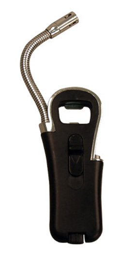 Black Metal Braai Lighter W/Flexible Arm & Bottle Opener (11