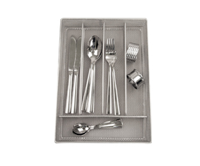 Silver Small 5 Division Mesh Drawer