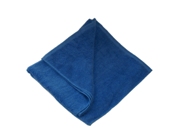 Blue terry beach towel