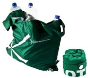 Recycled Soft Drink Bottle Foldable Bag - Size: 450*650mm - Min