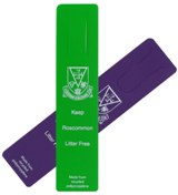 Recycled Polypropylene Bookmark - Printed 1 Colour - Min Order: