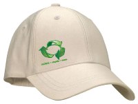 Organic Cotton Peak Caps - Min Order: 250 units