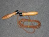 Ringstar Skipping Rope  Leather With Wooden Handle