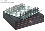 Pewter Chess Set (Animals)