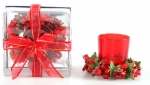 1Pc Candle Beaded Set Red