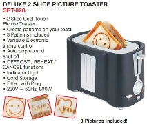 Deluxe 2 Slice Picture Toaster