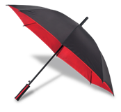 Two Tone Rim Umbrella - Red