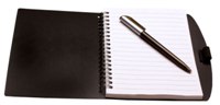 Lined Notebook And Pen - Avail in: Blue