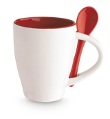 Mug 'n Spoon - Red