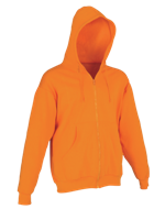 Hooded Fitted Sweatshirt - Orange