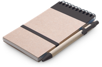 Eco Notepad & Pen - Black